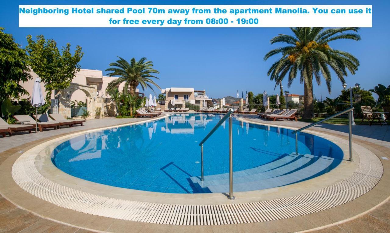 Manolia Dream Apartment 30M To The Beach Agia Marina Exteriér fotografie