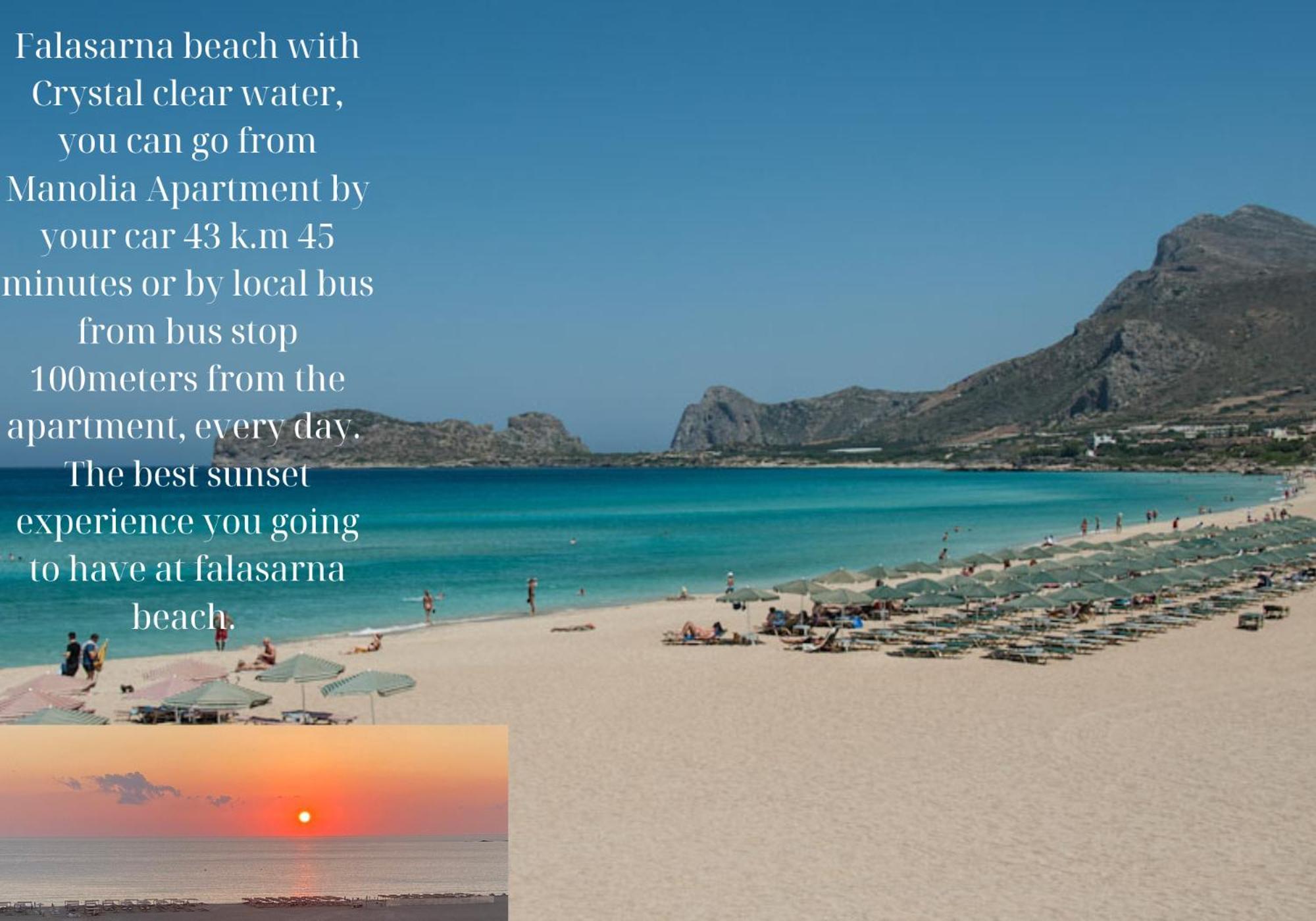 Manolia Dream Apartment 30M To The Beach Agia Marina Exteriér fotografie